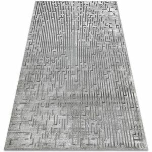 Szőnyegek Rugsx Akril VALS szőnyeg 3943 labirintus vintage szürk 80x300 cm kép