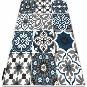 Szőnyegek Rugsx ALTER szőnyeg Porto Virágok kék 160x220 cm kép