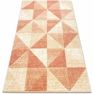 Szőnyegek Rugsx Feel szőnyeg 5672/17911 háromszögek bézs/terra 140x190 cm kép