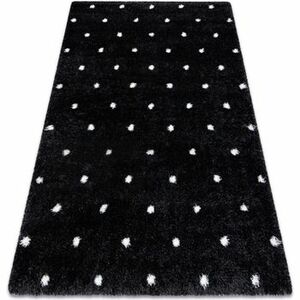 Szőnyegek Rugsx Szőnyeg FLUFFY 2370 shaggy pontok - antracit 160x220 cm kép