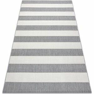 Szőnyegek Rugsx Fonott sizal flat szőnyeg 48644/637 CSÍKOK 120x170 cm kép