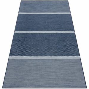 Szőnyegek Rugsx Fonott sizal color szőnyeg 47011/309 Csíkok Kék 200x290 cm kép