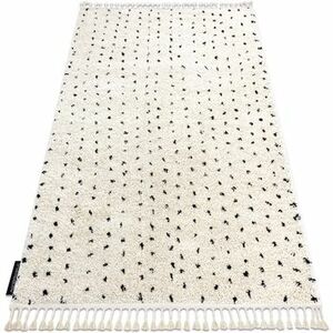 Szőnyegek Rugsx Szőnyeg BERBER SYLA B752 pontok krém Rojt 140x190 cm kép