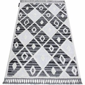 Szőnyegek Rugsx Szőnyeg MAROC P662 gyémánt fekete / fehér 120x170 cm kép