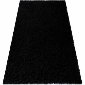 Szőnyegek Rugsx Szőnyeg SOFFI shaggy 5cm fekete 60x100 cm kép