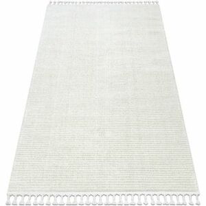 Szőnyegek Rugsx Szőnyeg SEVILLA PC00B csíkok fehér ehér Rojt 80x150 cm kép