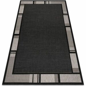 Szőnyegek Rugsx Fonott sizal floorlux szőnyeg 20195 FEKETE / 200x290 cm kép