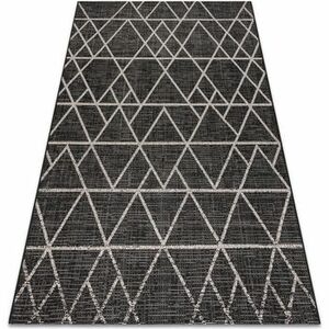 Szőnyegek Rugsx Fonott sizal floorlux szőnyeg 20508 fekete / 120x170 cm kép