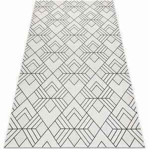Szőnyegek Rugsx Fonott sizal flat szőnyeg 48731960 Négyzetek rom 120x170 cm kép