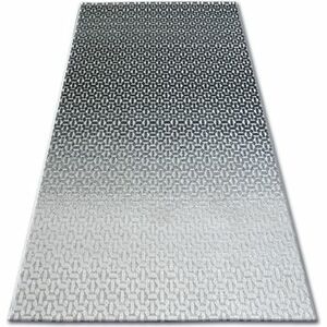 Szőnyegek Rugsx Lisboa szőnyeg 27208/356 Structural Fekete Szür 120x170 cm kép