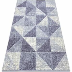 Szőnyegek Rugsx Feel szőnyeg 5672/17944 háromszögek bézs/iboly 80x150 cm kép