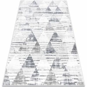 Szőnyegek Rugsx Szőnyeg POLI 9051A Geometriai, háromszögek fehà80x150 cm kép