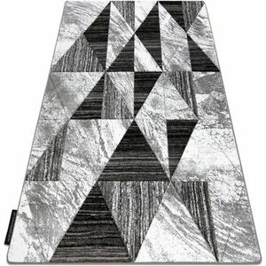 Szőnyegek Rugsx ALTER szőnyeg Nano háromszögek szürke 160x220 cm kép