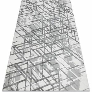 Szőnyegek Rugsx Akril VALS szőnyeg 8381 Vonalak térbeli 3D 80x300 cm kép