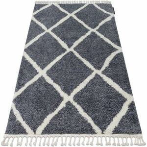 Szőnyegek Rugsx Szőnyeg BERBER CROSS B5950 szürke / fehér 120x170 cm kép