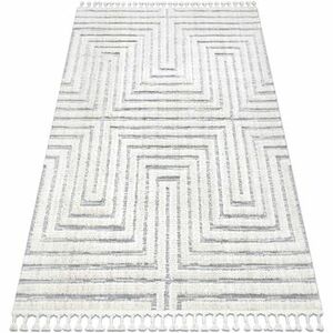 Szőnyegek Rugsx Szőnyeg SEVILLA Z788A labirintus, görög fehér 180x270 cm kép