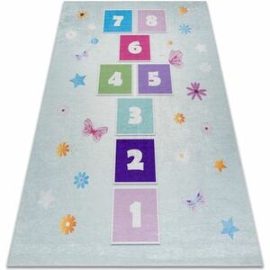 Szőnyegek Rugsx BAMBINO 1075 mosható szőnyeg komló, számok gye 80x150 cm kép