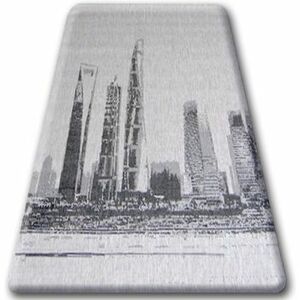 Szőnyegek Rugsx Fonott sizal floorlux szőnyeg 20240 ezüst / 240x330 cm kép