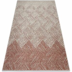 Szőnyegek Rugsx Szőnyeg FUSION 9775 krém / terrakotta - 140x190 cm kép