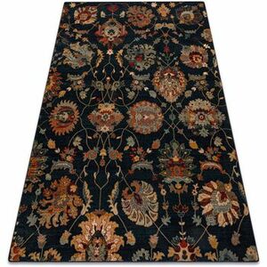 Szőnyegek Rugsx Gyapjú szőnyeg Omega LATICA virágok sötétkék 300x400 cm kép