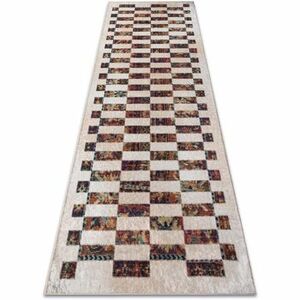 Szőnyegek Rugsx ANDRE 43780 mosható szőnyeg Geometriai csúszás 80x200 cm kép