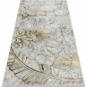 Szőnyegek Rugsx BLISS Z218AZ237 szőnyeg krém / arany - 80x150 cm kép