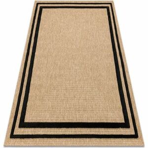 Szőnyegek Rugsx SPARK 0687 bézs / fekete szőnyeg - 160x220 cm kép