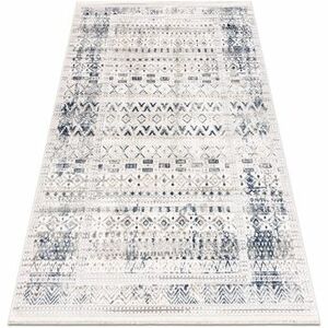 Szőnyegek Rugsx DISTIN 0833A sötétkék / kék / fehér 120x170 cm kép