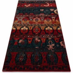 Szőnyegek Rugsx Gyapjú szőnyeg Omega TAPAS etnikai, sötétkék 200x300 cm kép