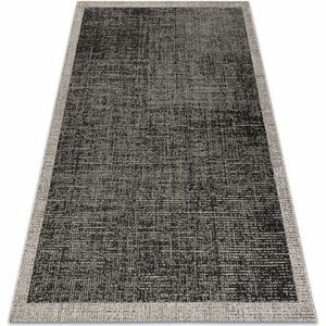 Szőnyegek Rugsx Fonott sizal floorlux szőnyeg 20401 Keret fekete 120x170 cm kép