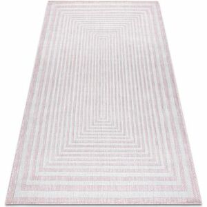 Szőnyegek Rugsx Fonott sizal szőnyeg SION labirintus 22376 lapos 80x150 cm kép