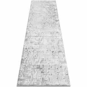 Szőnyegek Rugsx Akril VALS szőnyeg 3943 labirintus vintage szürk 80x300 cm kép