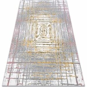Szőnyegek Rugsx Akril USKUP szőnyeg Absztrakció 353 elefántcson 80x300 cm kép