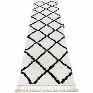 Szőnyegek Rugsx Szőnyeg, Futó szőnyegek BERBER CROSS fehér - 80x250 cm kép