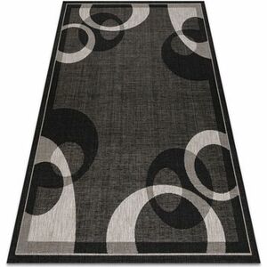 Szőnyegek Rugsx Fonott sizal floorlux szőnyeg 20078 FEKETE / 140x200 cm kép