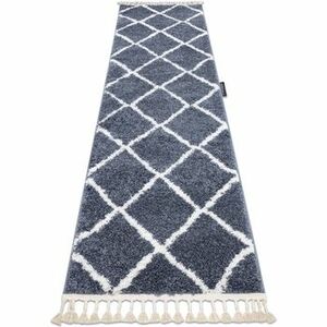 Szőnyegek Rugsx Szőnyeg, Futó szőnyegek BERBER CROSS szürke - 80x200 cm kép