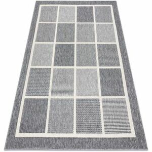 Szőnyegek Rugsx Szőnyeg SPRING 20426332 négyzetek, keret szizál 200x290 cm kép