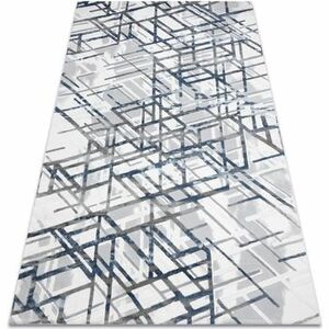 Szőnyegek Rugsx Akril VALS szőnyeg 8381 Vonalak térbeli 3D 80x300 cm kép