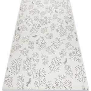 Szőnyegek Rugsx Fonott sizal flat szőnyeg 48774/367 Levelek Madar 200x290 cm kép