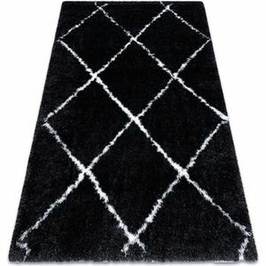 Szőnyegek Rugsx Szőnyeg FLUFFY 2373 shaggy lugas - antracit 80x150 cm kép