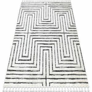 Szőnyegek Rugsx Szőnyeg SEVILLA Z788B labirintus, görög fehér 80x150 cm kép