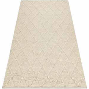 Szőnyegek Rugsx Gyapjú szőnyeg TAHAR 99001B krém - KÉZI 120x180 cm kép