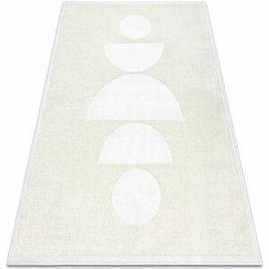 Szőnyegek Rugsx Modern Dísz MODE 8598 geometrikus krém 80x150 cm kép