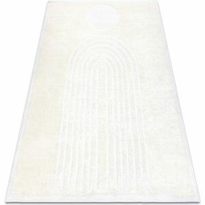 Szőnyegek Rugsx Modern Dísz MODE 8597 geometrikus krém 80x150 cm kép