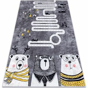 Szőnyegek Rugsx JUNIOR 52107.801 mosható szőnyeg Medvék, állat 120x170 cm kép