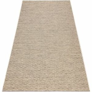 Szőnyegek Rugsx Fonott sizal szőnyeg boho 46208051 Méhsejt bézs 120x170 cm kép