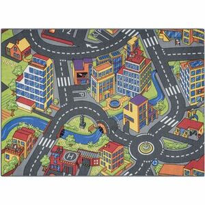 Szőnyegek Rugsx REBEL ROADS Town life 97 Nagy város, 95x133 cm kép