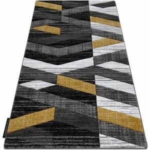 Szőnyegek Rugsx ALTER szőnyeg Bax csíkok arany 80x150 cm kép