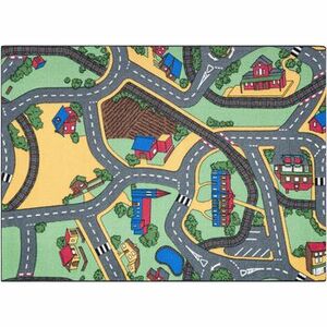Szőnyegek Rugsx REBEL ROADS Playtime 95 Kisváros, csúszásmentes 140x200 cm kép
