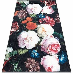 Szőnyegek Rugsx ANDRE 1629 mosható szőnyeg virágok vintage csú 80x150 cm kép